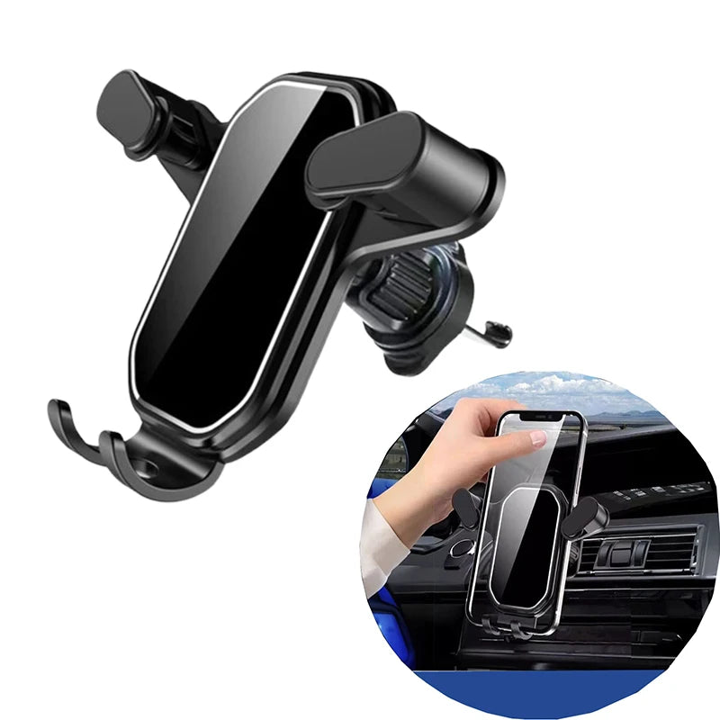 Car Phone Holder Stand Air Vent Gravity Car Mount GPS Smartphone Mobile Cell Support in Car Bracket for Iphone Huawei Xiaomi LG