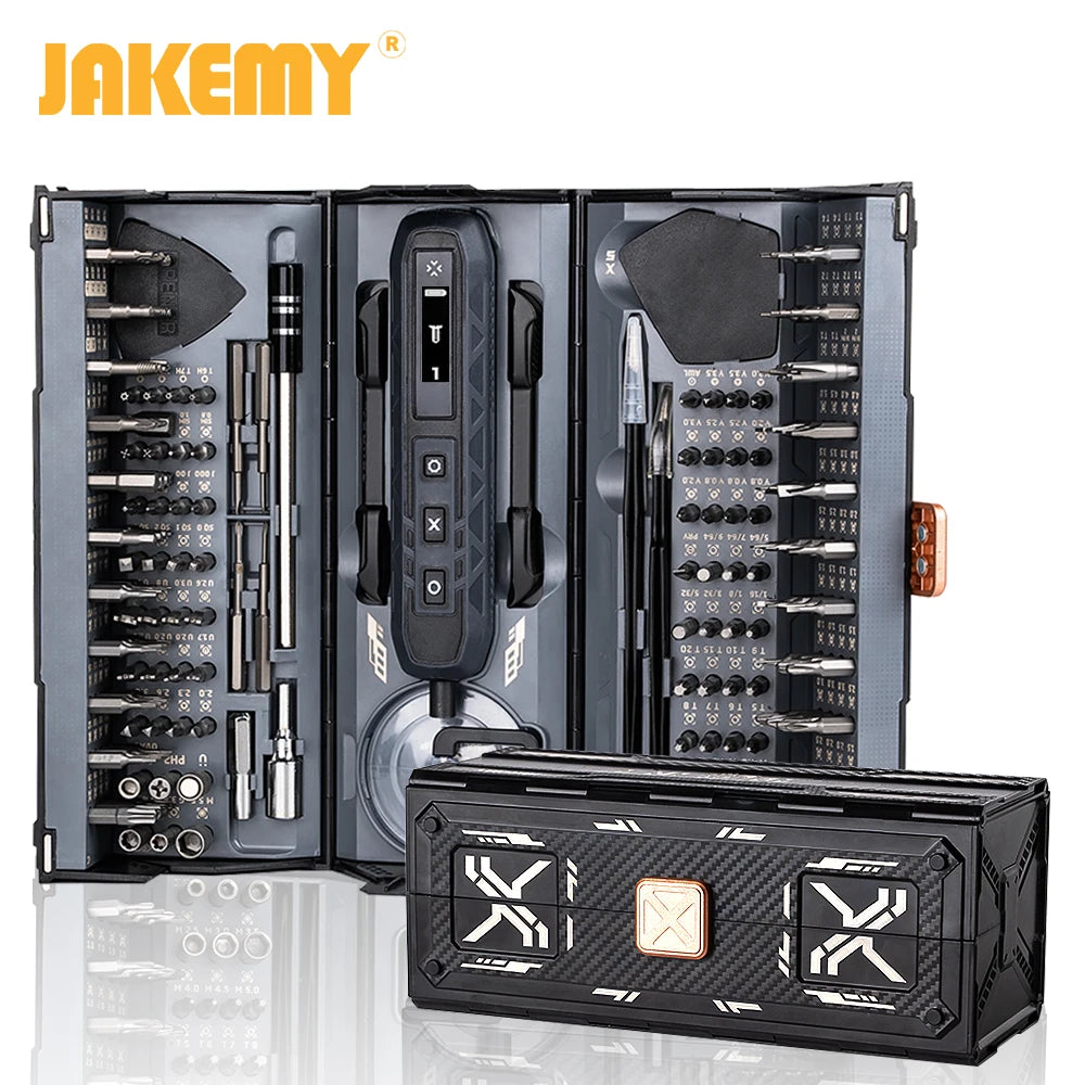 180In1 Black Precision Cordless Electric Screwdriver Set,Magnetic Bits Multifunction Repair Kit for Laptop/Phone/Glasses