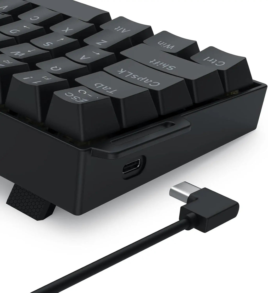 K617 HE Rapid Trigger Gaming 60% 61 Keys Wired Mechanical Keyboard,Dedicated Hall Effect Magnetic Switch,Strap Version