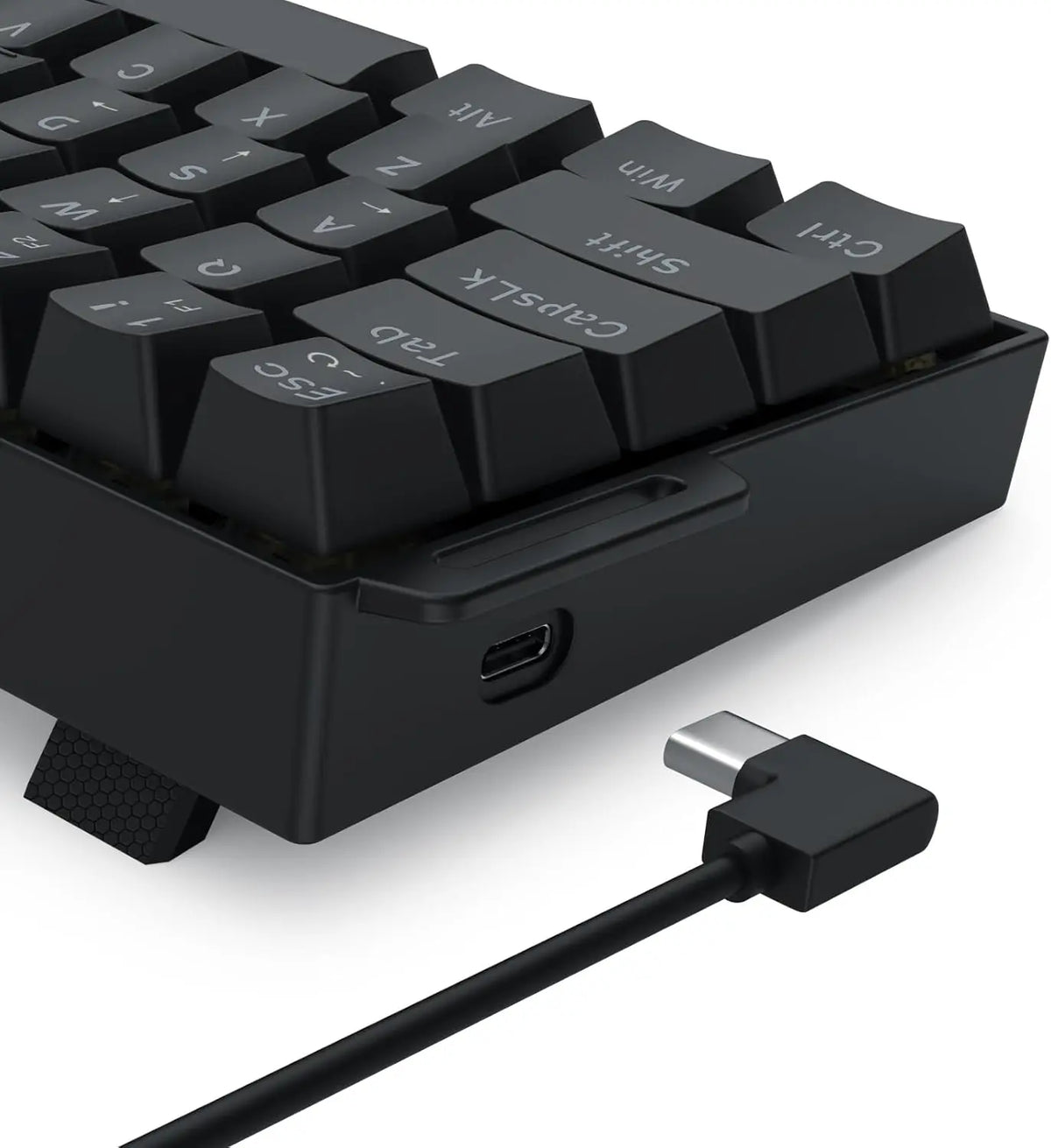 K617 HE Rapid Trigger Gaming 60% 61 Keys Wired Mechanical Keyboard,Dedicated Hall Effect Magnetic Switch,Strap Version