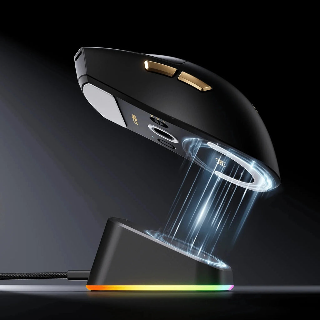 K7 Ultra Wireless Gaming Mouse PAW3950 Dual 8K Polling Rate Lightweight Magnetic Wireless Charging Dock Esports Office