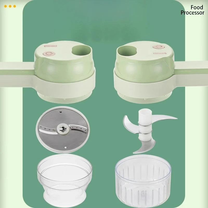 Electric Vegetable Chopper Multifunctional Garlic Ginger Onion Cutter for Home Kitchen Food Slicer and Dicer