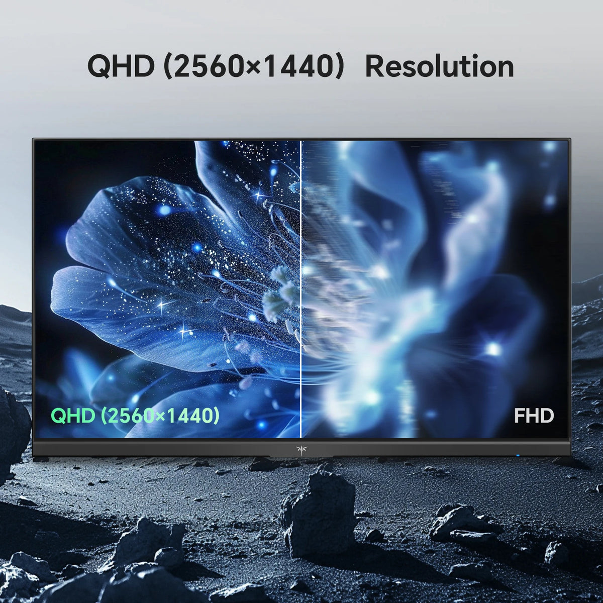 27 Inch Computer Monitor - QHD (2560 X 1440) Display, up to 120Hz Monitor, IPS Panel H27D9