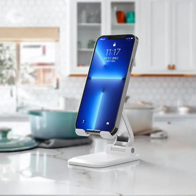 Foldable ABS Desktop Mobile Phone Stand for Ipad Iphone Smartphone Support Tablet Desk Cell Phone Portable Holder Bracket