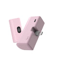 Lightweight 5000Mah Portable Power Bank with Built-In Type C Foldable Functionality, Suitable for Charging All Type C Devices.