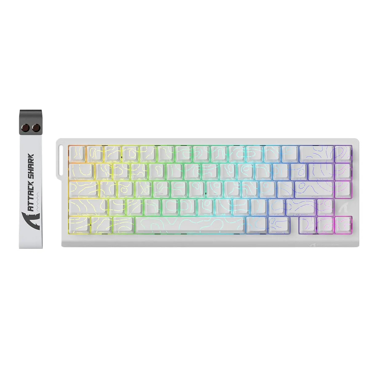 X68 HE Rapid Trigger Mechanical Gaming Keyboard 60% Wired with Adjustable Actuation,Hall Effect Magnetic Switch,8Kh