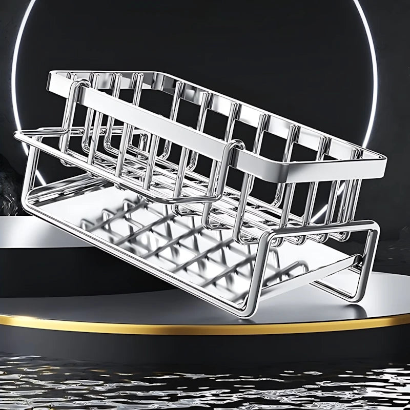 Stainless Steel Sink Drying Rack – Large Capacity, Upgraded Load-Bearing, Rust-Resistant, Nail-Free Kitchen Organizer