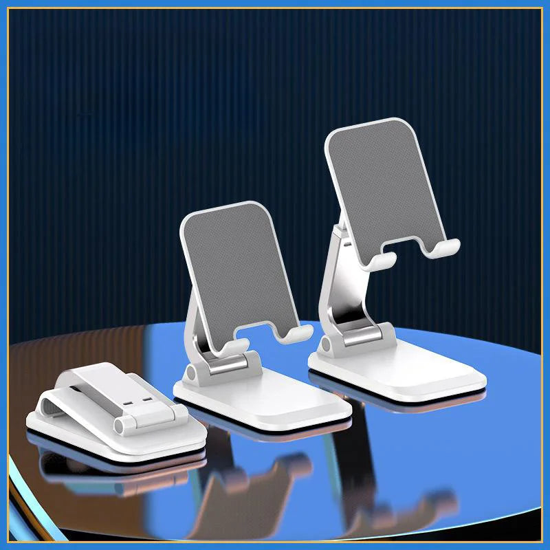 Foldable ABS Desktop Mobile Phone Stand for Ipad Iphone Smartphone Support Tablet Desk Cell Phone Portable Holder Bracket