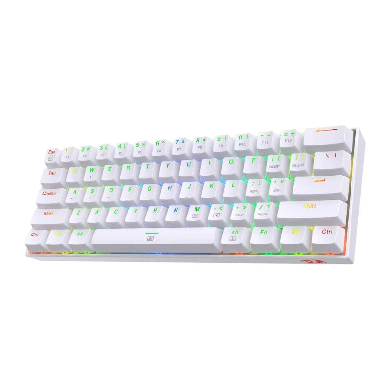 K630 Dragonborn Hot Swappable 60% Wired Vibrant RGB LED USB Gaming 61 Keys Compact Mechanical Keyboard Pro Software Cus