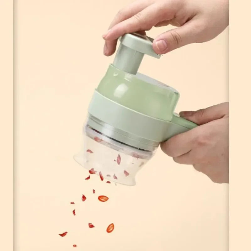 Electric Vegetable Chopper Multifunctional Garlic Ginger Onion Cutter for Home Kitchen Food Slicer and Dicer