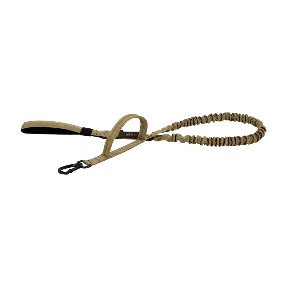 Military Dog Leashes Adjustable Leash Quick Release Elastic Rope with 2 Control Handle for Medium and Small Dogs Accessories