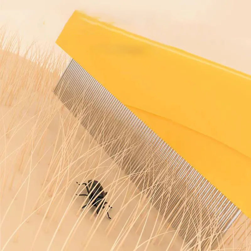 1/2Pc Pet Hair Shedding Comb Stainless Steel Flea Comb for Cat Dog Pet Comfort Flea Hair Grooming Comb Dog Brush Grooming Tools