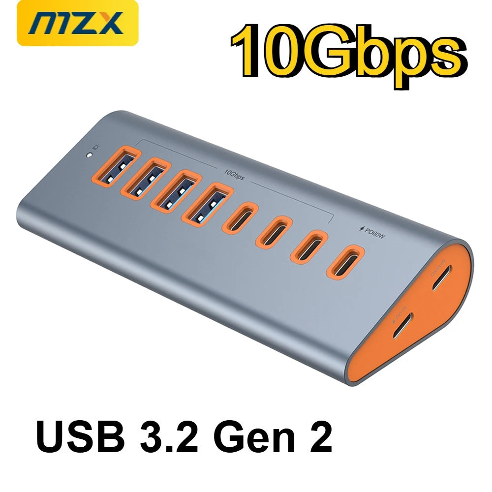 USB 3.2 Hub 10Gbps Docking Station Expansor Tipo C a Desktop Dock Concentrator Computer PC Laptop Accessories for Macbook