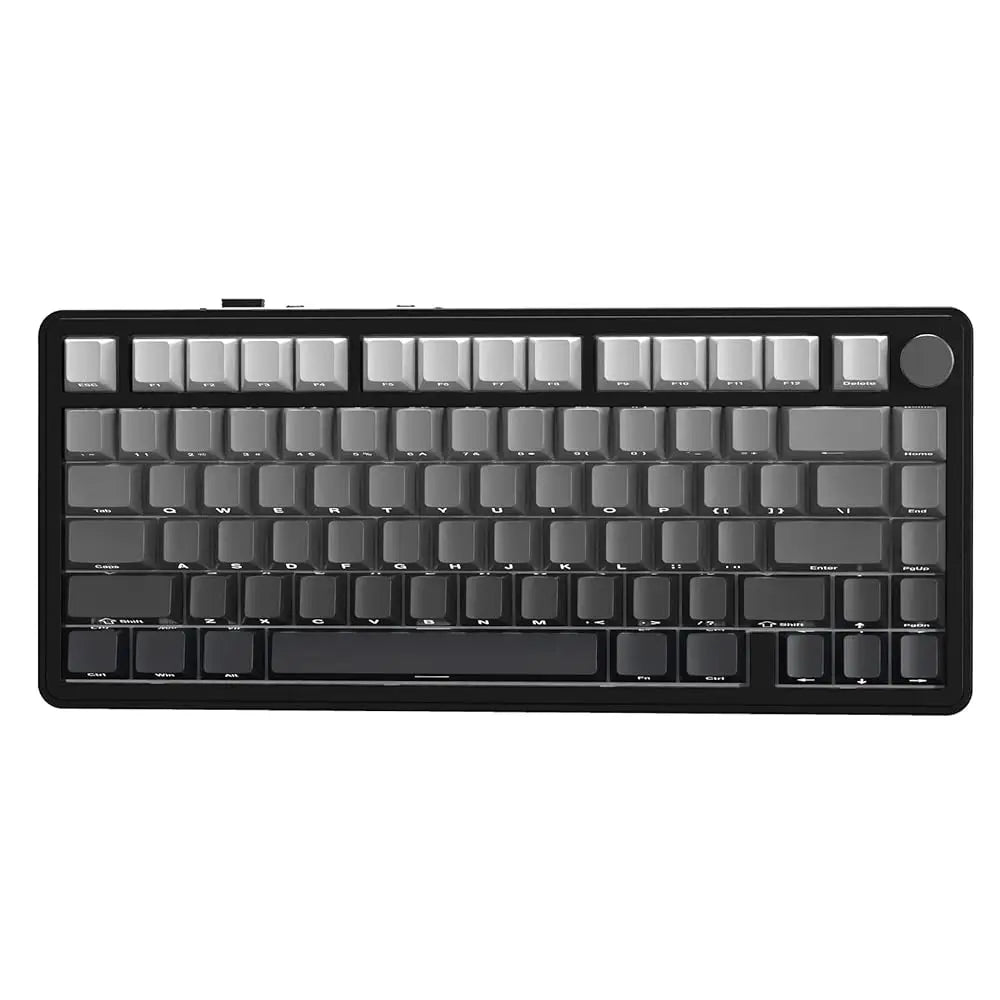 X85 Wireless Mechanical Gaming Keyboard,Tkl 82 Keys,Gasket Structure,Knob,Rgb Hot Swappable Custom Keyboard