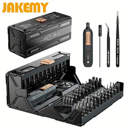 180 in 1 Precision Manual Multifunctional Screwdriver Set Magnetic Phillips Bits Mobile Iphone & PC & Glasses Repair Tool Gift