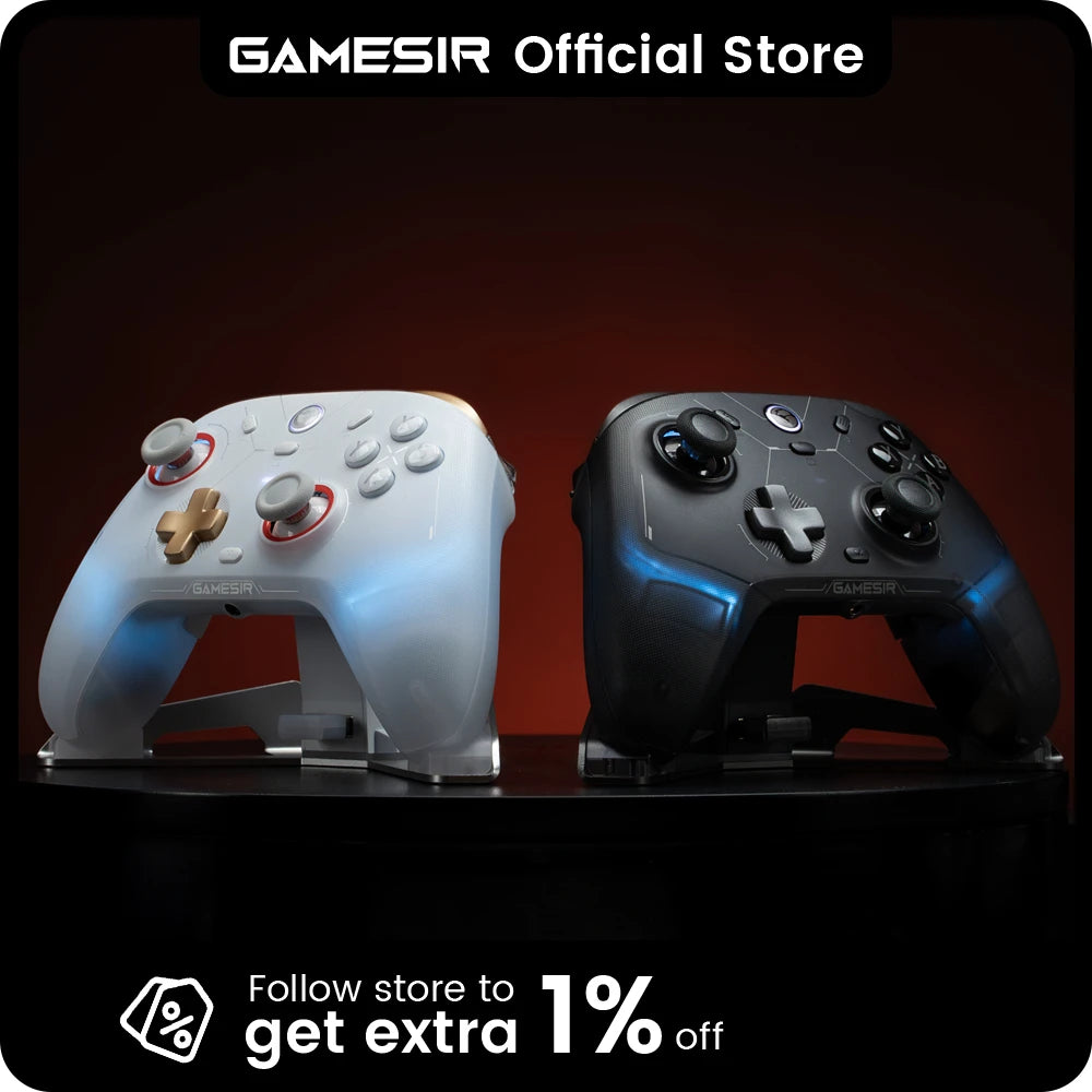 Gamesir Cyclone 2 Wireless Pro Controller for Nintendo Switch 2 / PC / Iphone / Android - Hall Effect, Tri-Mode (BT/2.4G/USB)