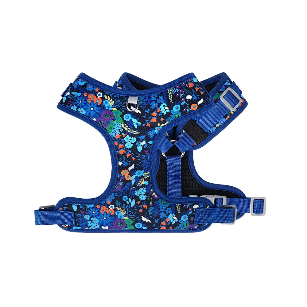 Flower Soft Pet Harness and Leash Set Breathable Vest for Small Dogs Cats Puppy Kitten Outdoor Walking Supplies