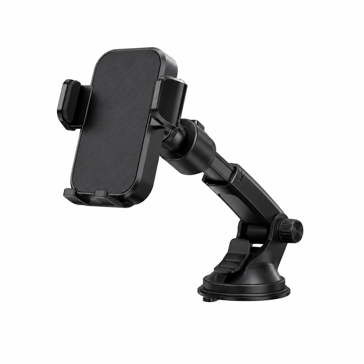 Car Phone Holder 360 Degree Rotation Dashboard Windshield Mount Universal Phone Stand Folding Car Bracket No Blocking Display Charging Port GPS Navigation