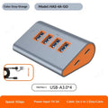 10G/5G USB 3.2 Gen 2 Hub Docking Station Aluminum Alloy 23° Sloping Expansion Dock Tipo C 3 0 PC Computer Laptop Accessories