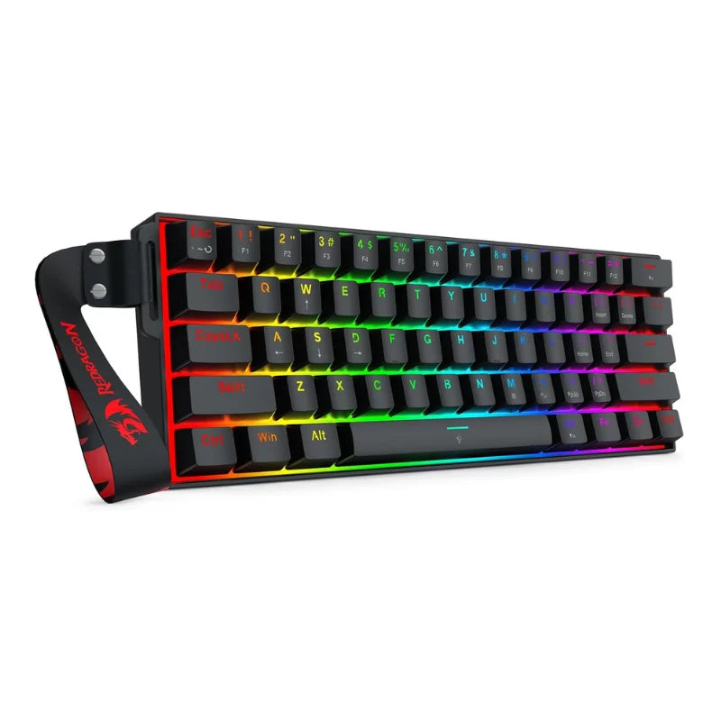 K617 HE Rapid Trigger Gaming 60% 61 Keys Wired Mechanical Keyboard,Dedicated Hall Effect Magnetic Switch,Strap Version
