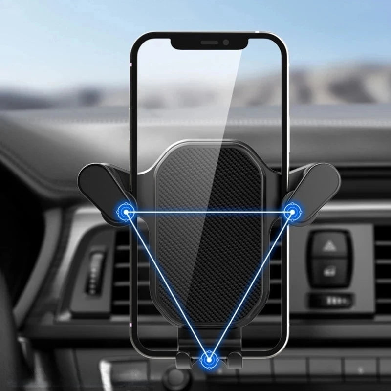Car Phone Holder Stand Air Vent Gravity Car Mount GPS Smartphone Mobile Cell Support in Car Bracket for Iphone Huawei Xiaomi LG