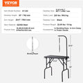 Pet Grooming Table Two Arms with Clamp Dog Station Foldable Pets Stand for Medium Small Dogs with Grooming Loop