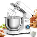 Kitchen Food Stand Mixer, 1200W 11-Speeds DC Motor, Digital OLED Screen, Electric Food Mixer with Dough Hook, Whisk