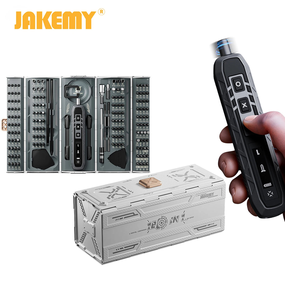 180In1 Precision Screwdriver Set with Magnetic Bits - Electric or Manual Version Optional for Laptop/Phone/Glasses Repair