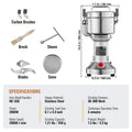 150-2500G Electric Grain Mill Grinder Commercial Swing Spice Grinders for Dry Herbs Grains Spices Cereals Coffee Corn