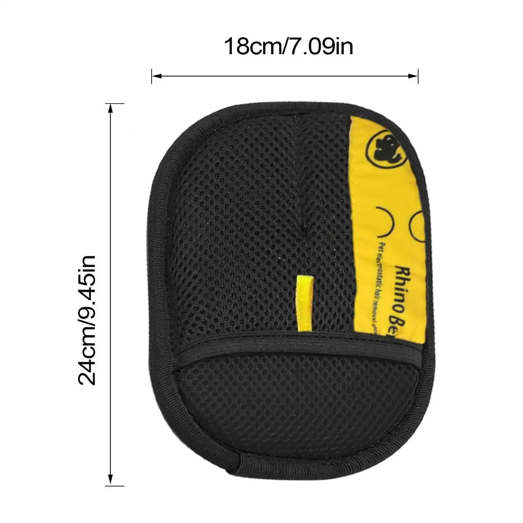 Pet Hair Remover Mitt Pet Grooming Gloves Deshedding Brush Glove for Dog Cat Rabbit with Long/Short/Curly Hair