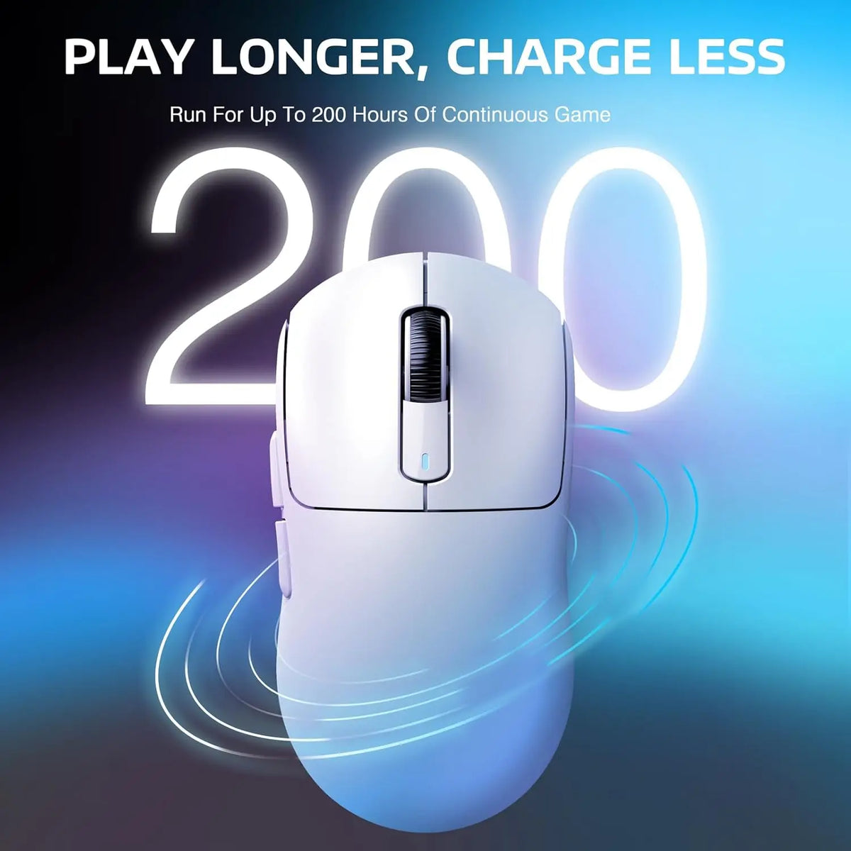 X3 Wireless Gaming Mouse,49G Ergonomic PC Mouse,Triple Modes PAW3395 26K DPI Optical Sensor,Programmable Buttons