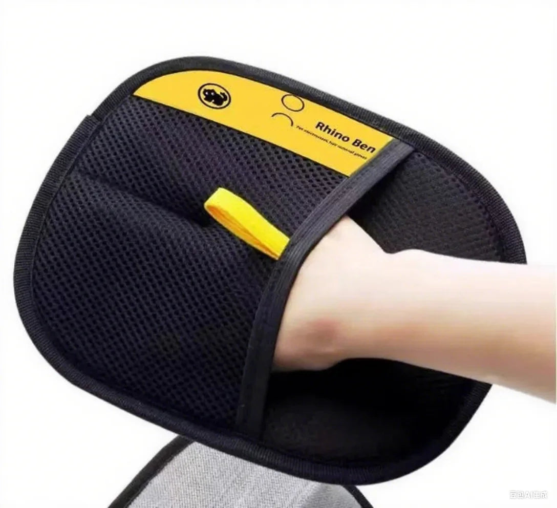 Pet Hair Remover Mitt Pet Grooming Gloves Deshedding Brush Glove for Dog Cat Rabbit with Long/Short/Curly Hair