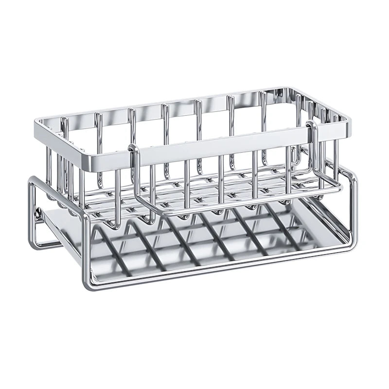 Stainless Steel Sink Drying Rack – Large Capacity, Upgraded Load-Bearing, Rust-Resistant, Nail-Free Kitchen Organizer