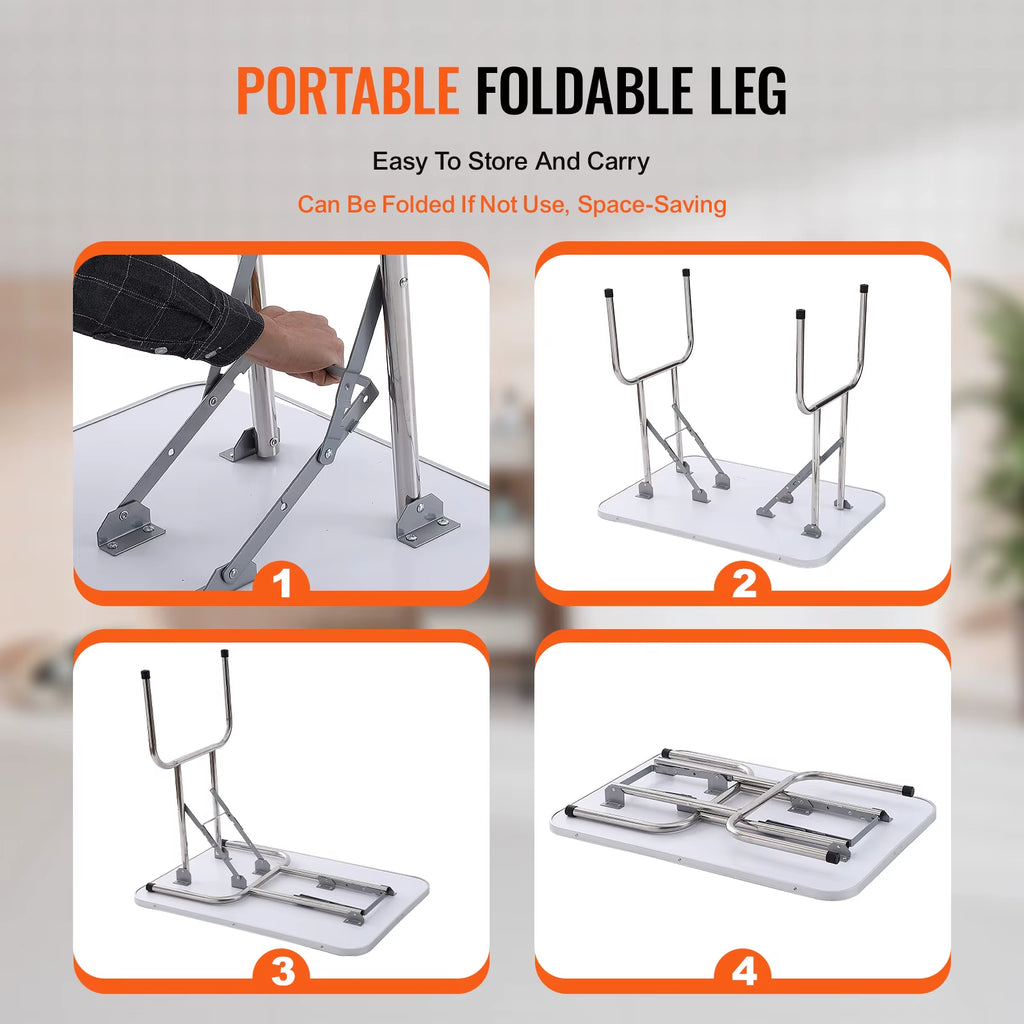 Pet Grooming Table Two Arms with Clamp Dog Station Foldable Pets Stand for Medium Small Dogs with Grooming Loop