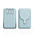 10000Mah Wireless Magnetic Power Bank Portable 22.5W Fast Charging for All Smartphones Mobile Power with Back Clip and Bracket Desktop Charger