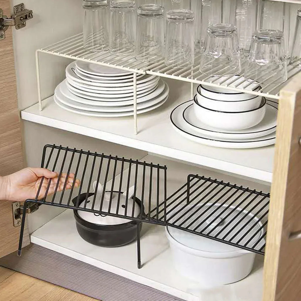 Expandable Shelves Kitchen Storage Rack Shelf Freestanding Spice Organizer Useful Things for Kitchen Household Acceesories Home