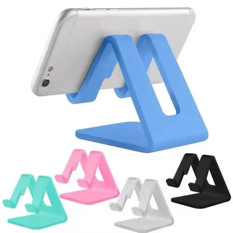1PC Desk Phone Holder Triangle Mobile Stand for Cell Phone Tablet Universal Plastic Phone Stand