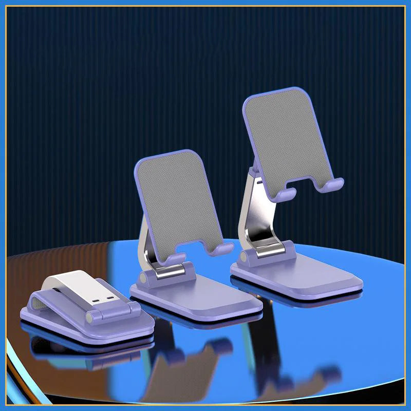 Foldable ABS Desktop Mobile Phone Stand for Ipad Iphone Smartphone Support Tablet Desk Cell Phone Portable Holder Bracket