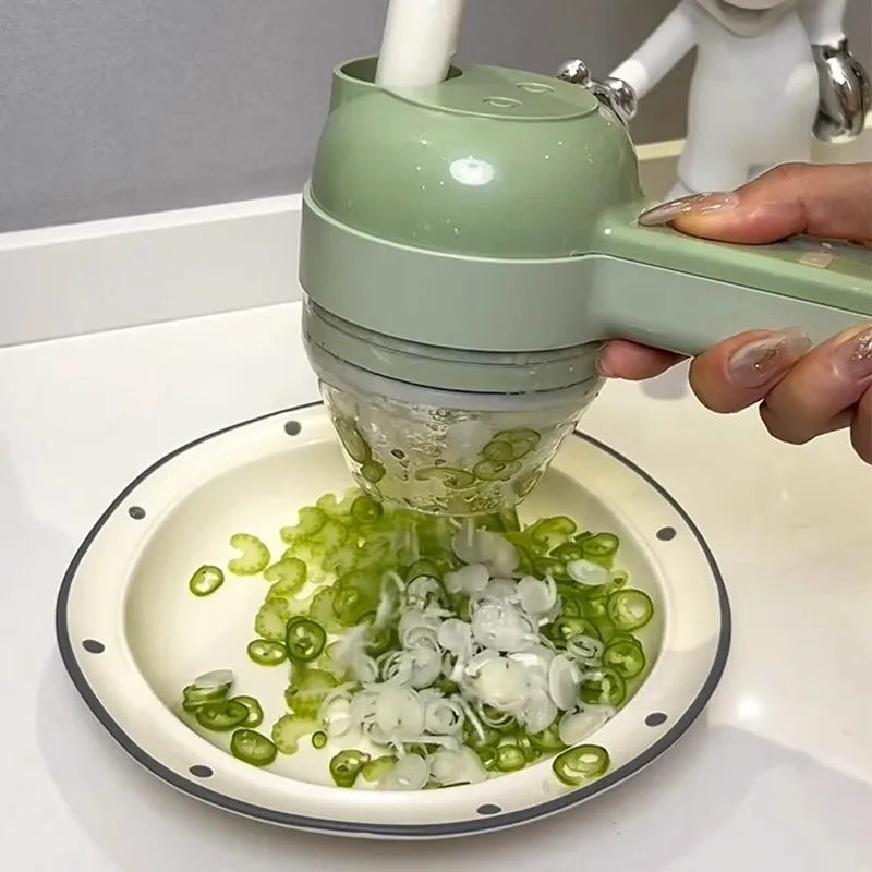 Electric Vegetable Chopper Multifunctional Garlic Ginger Onion Cutter for Home Kitchen Food Slicer and Dicer